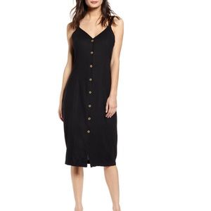 NWOT bp linen blend knee length sundress